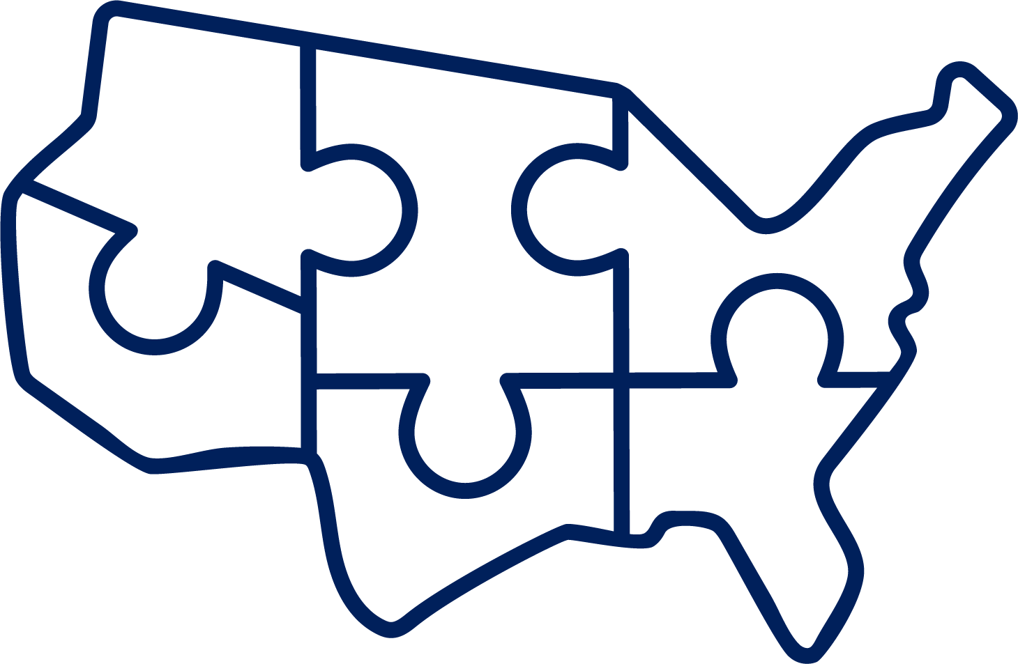 Map of US icon