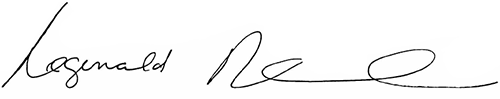 Reginald DesRoches Signature